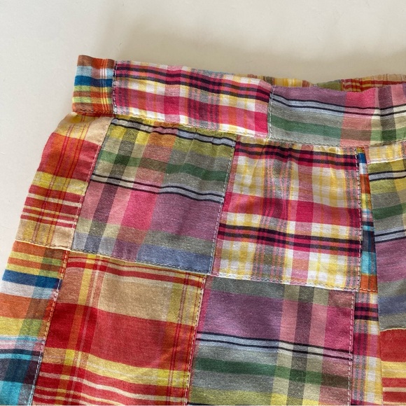 Kelly’s Kids Girls 7 to 8 Plaid Shorts Elastic Back Waist EUC Summer - Picture 3 of 8